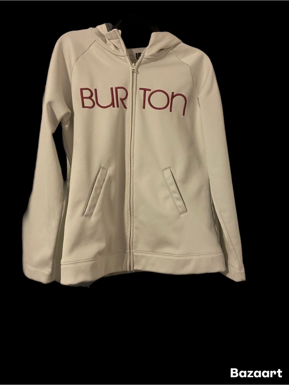 Women's Burton Cream Zip Up Hoodie